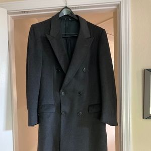 Men’s Cashmere Wool Blend Double Breasted Coat